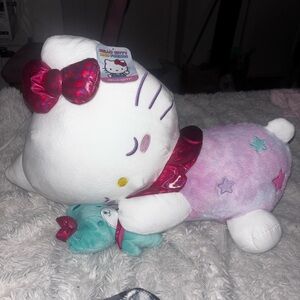 Hello kitty sleeping plush